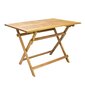 Dārza mēbeļu komplekts FINLAY, galds un 4 krēsli (13182), saliekams, koks: akācija, apdare: piesūcināts ar eļļu цена и информация | Ēdamistabas komplekti | 220.lv