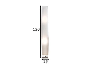 Stāvlampa, balta/hromēta, 2x 40 W цена и информация | Торшеры | 220.lv