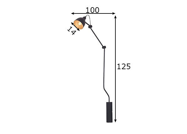 Aldex sienas lampa Bibi cena un informācija | Sienas lampas | 220.lv