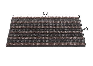 Hamat durvju paklājs Quadro Scrape 40x60 cm cena un informācija | Kājslauķi | 220.lv