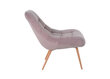 Viesistabas krēsls, rozā cena un informācija | Atpūtas krēsli | 220.lv