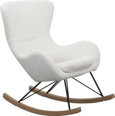 Šūpuļkrēsls, balts цена и информация | Кресла в гостиную | 220.lv