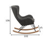 SalesFever 390429, krēsls, pelēks цена и информация | Atpūtas krēsli | 220.lv