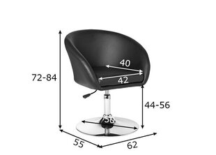 Darba/ēdamistabas krēsls Lift, melns цена и информация | Офисные кресла | 220.lv