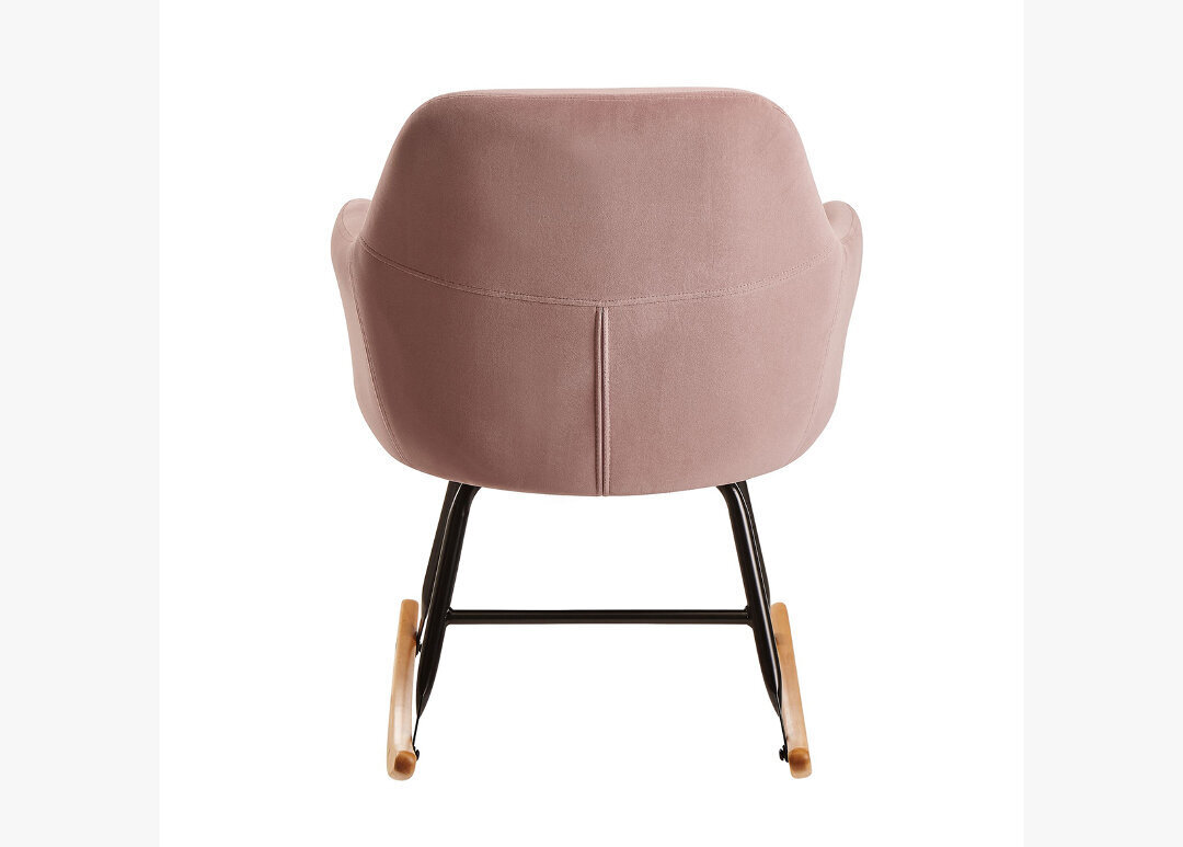 Šūpuļkrēsls, rozā cena un informācija | Atpūtas krēsli | 220.lv