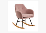 Кресло-качалка, розовое