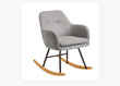 Šūpuļkrēsls Malmo, gaiši pelēks cena un informācija | Atpūtas krēsli | 220.lv