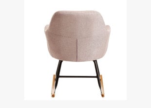 Šūpuļkrēsls Malmo, rozā cena un informācija | Atpūtas krēsli | 220.lv