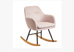 Šūpuļkrēsls Malmo, rozā