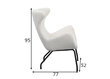 Krēsls SalesFever 390450, balts cena un informācija | Atpūtas krēsli | 220.lv
