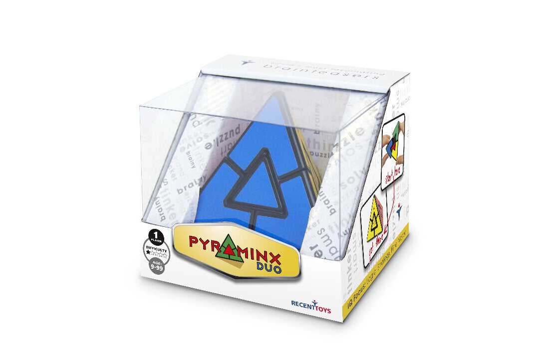 Prāta spēle piramīda Pyraminx Duo, Recent Toys cena un informācija | Puzles, 3D puzles | 220.lv