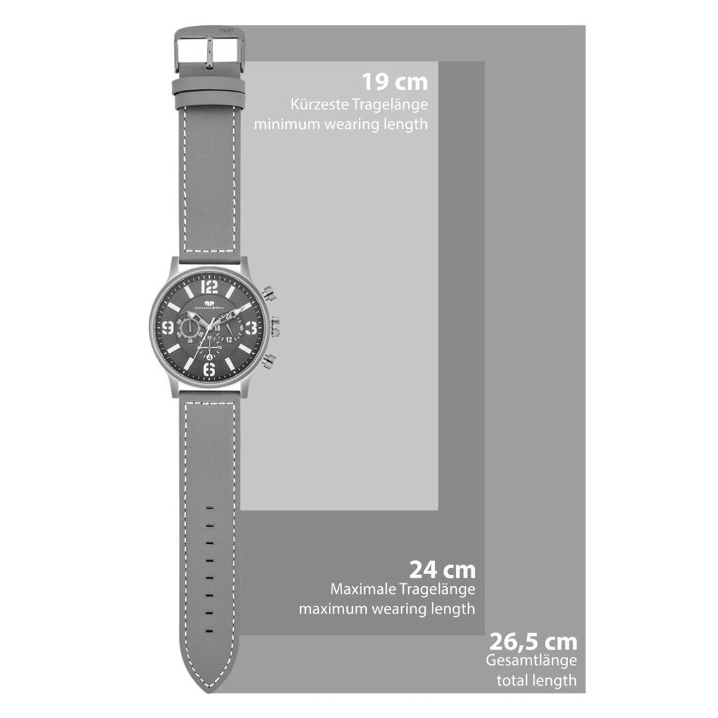Rhodenwald & Söhne vīriešu rokas pulkstenis 891111419 cena un informācija | Vīriešu pulksteņi | 220.lv