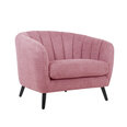 Кресло Home4You Melody, 100x88xH76 см, розовое