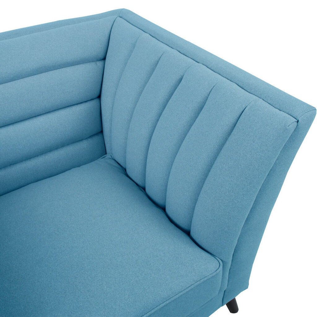 Atpūtas krēsls PIANO 112x87xH77 cm, zilgani zaļš cena un informācija | Atpūtas krēsli | 220.lv