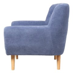 Atpūtas krēsls RIHANNA 93x84xH87cm, zils audums цена и информация | Кресла в гостиную | 220.lv