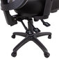 Darba krēsls SAGA 65,5x64xH94,5-114cm, melns cena un informācija | Biroja krēsli | 220.lv
