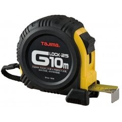 Measuring tape Tajima G-LOCK 10m/25mm цена и информация | Механические инструменты | 220.lv