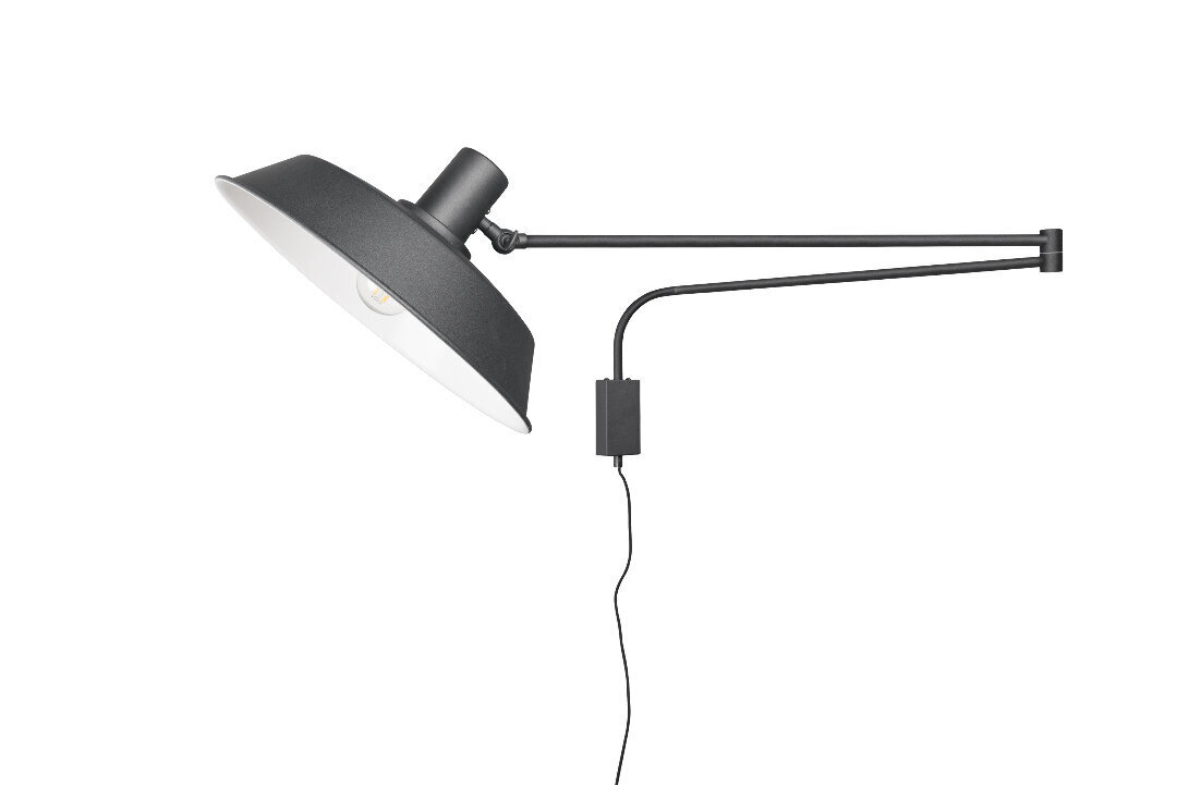 Sienas lampa Bolder, E27, matēti melna цена и информация | Sienas lampas | 220.lv