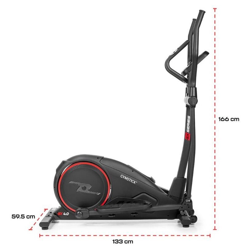 Eliptiskais trenažieris Gymstick GX 4.0 Crosstrainer цена и информация | Eliptiskie trenažieri | 220.lv