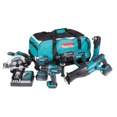 Угловая шлифмашина аккумуляторная Makita 18V Li-ion DGA504RTJ цена и информация | Шуруповерты, дрели | 220.lv