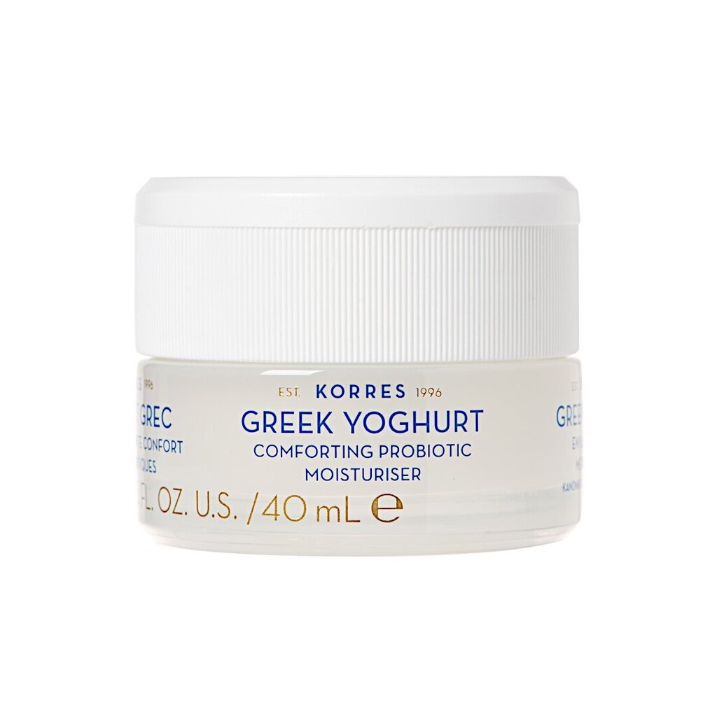 Korres Greek Yoghurt Probiotic sejas krēms 40 ml cena un informācija | Sejas krēmi | 220.lv