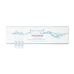 Kräuterhof Hialuronskābes kompleksa ampulas 2 x 14 ml цена и информация | Сыворотки для лица, масла | 220.lv