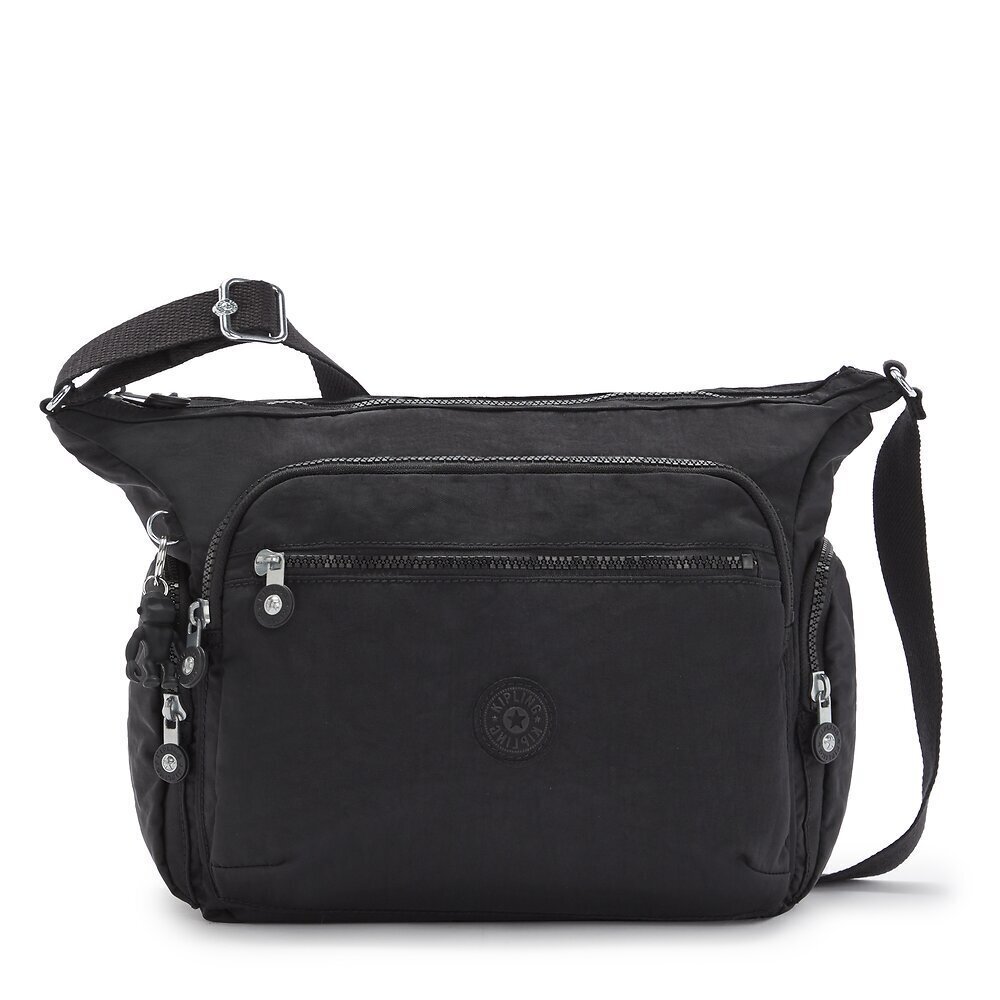 Kipling pleca soma Gabbie, melnā krāsā 901027801 cena un informācija | Sieviešu somas | 220.lv