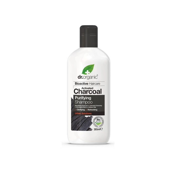 Dziļi attīrošs šampūns ar aktivēto ogli Dr. Organic Charcoal Shampoo, 265 ml цена и информация | Šampūni | 220.lv