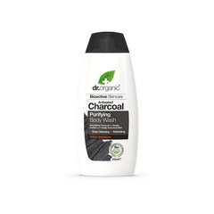 Ogles dziļi attīroša dušas želeja Dr. Organic Charcoal Body Wash, 250 ml cena un informācija | Dušas želejas, eļļas | 220.lv