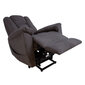 Atpūtas krēsls SUPERB, ar elektrisko pacelšanas mehānismu + masāža, pelēks cena un informācija | Atpūtas krēsli | 220.lv