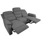 Dīvāns MIMI 3-vietīgs 208x93xH102cm, elektriskais dīvāns, pelēks цена и информация | Dīvāni | 220.lv