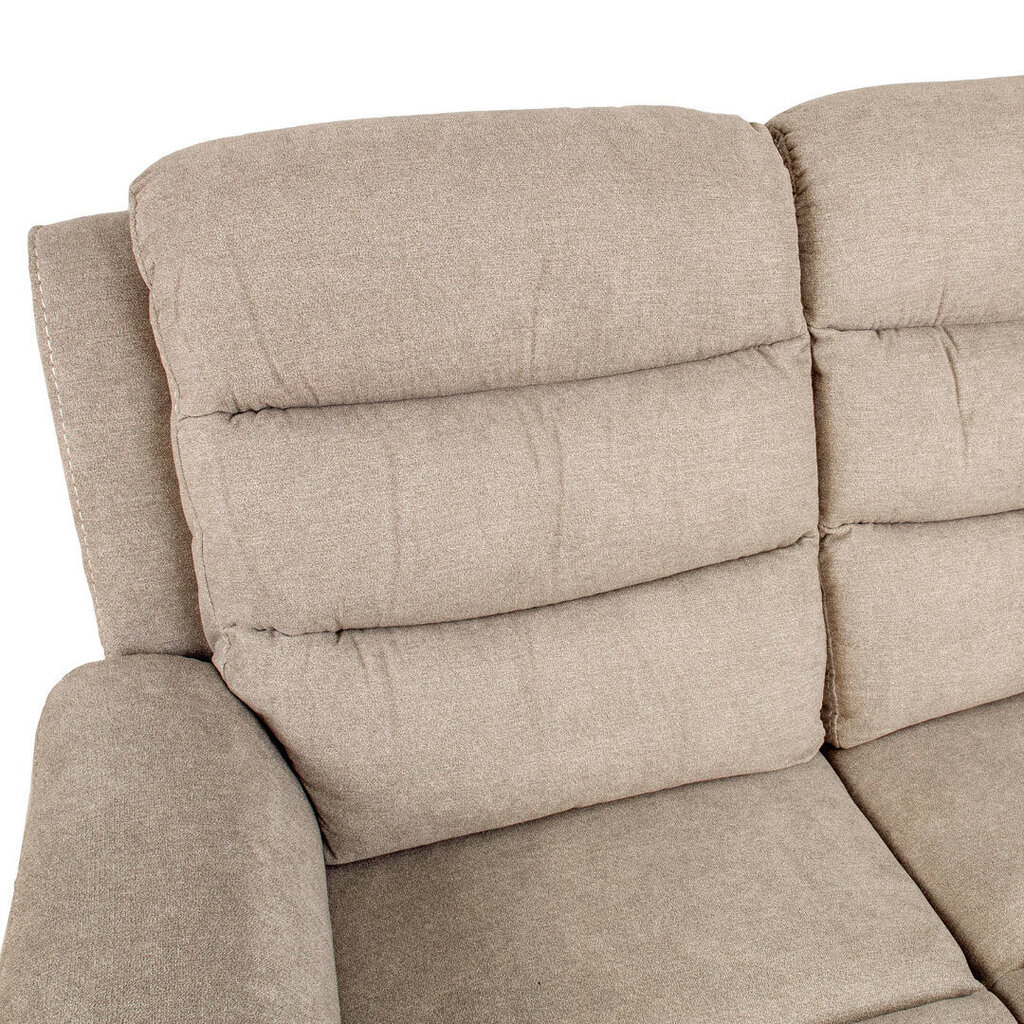 Dīvāns MIMI 2-vietīgs 153x93xH102cm, elektriskais dīvāns, bēšs цена и информация | Atpūtas krēsli | 220.lv