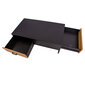Kafijas galdiņš AMSTERDAM 110x60xH40cm, ozols / melns cena un informācija | Žurnālgaldiņi | 220.lv