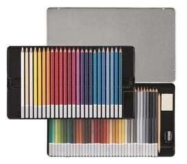 STABILO Пастельные карандаши, CarbOthello, 60 цветов, металлическая коробка цена и информация | Принадлежности для рисования, лепки | 220.lv