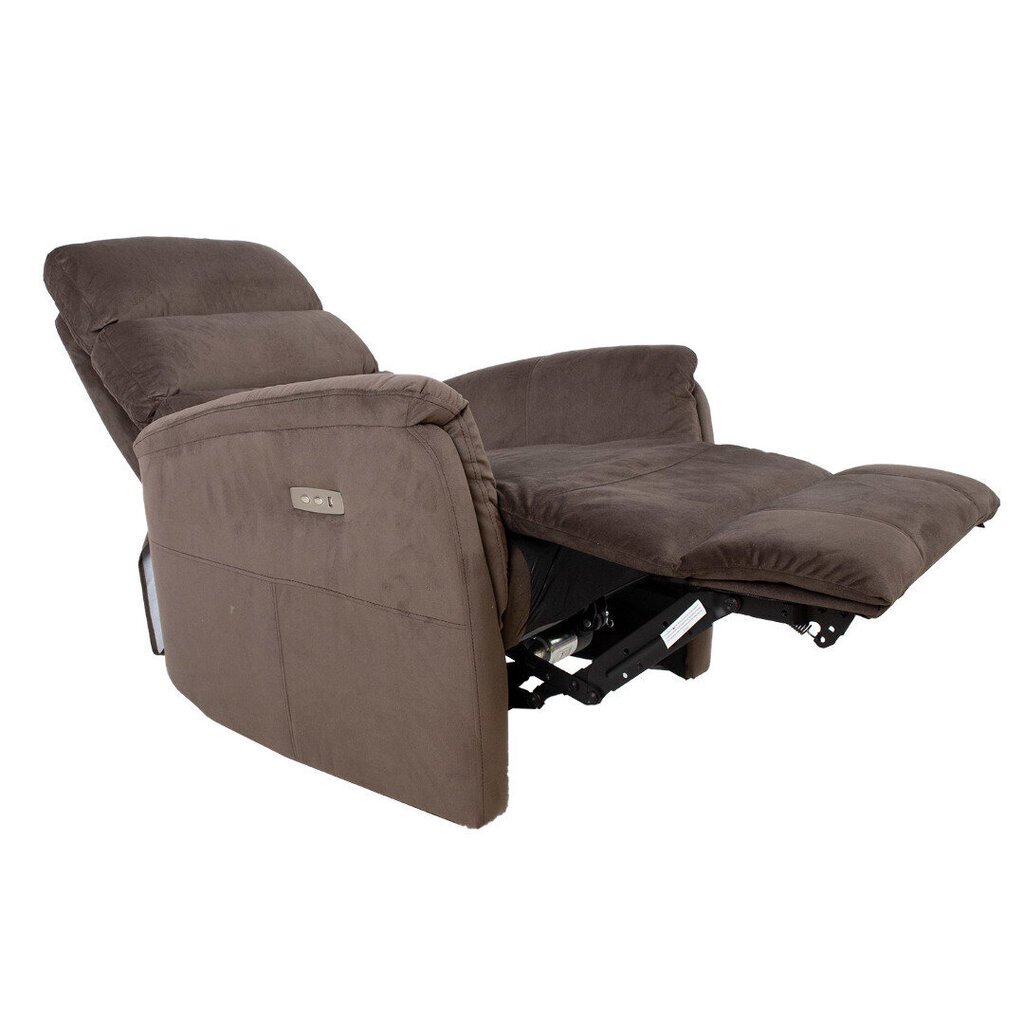 Atpūtas krēsls BARCLAY 79x86xH105cm, elektrisks, brūns цена и информация | Atpūtas krēsli | 220.lv