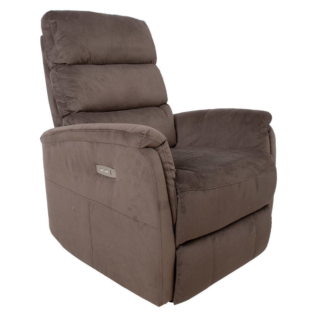 Atpūtas krēsls BARCLAY 79x86xH105cm, elektrisks, brūns cena un informācija | Atpūtas krēsli | 220.lv