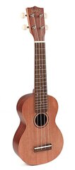 soprano ukulele solid mahogany top, mahogany back & sides, guitar machine heads цена и информация | Гитары | 220.lv