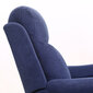 Dīvāns MILO 2-vietīgs 155x96xH103cm, ar elektrisko mehānismu, zils cena un informācija | Atpūtas krēsli | 220.lv