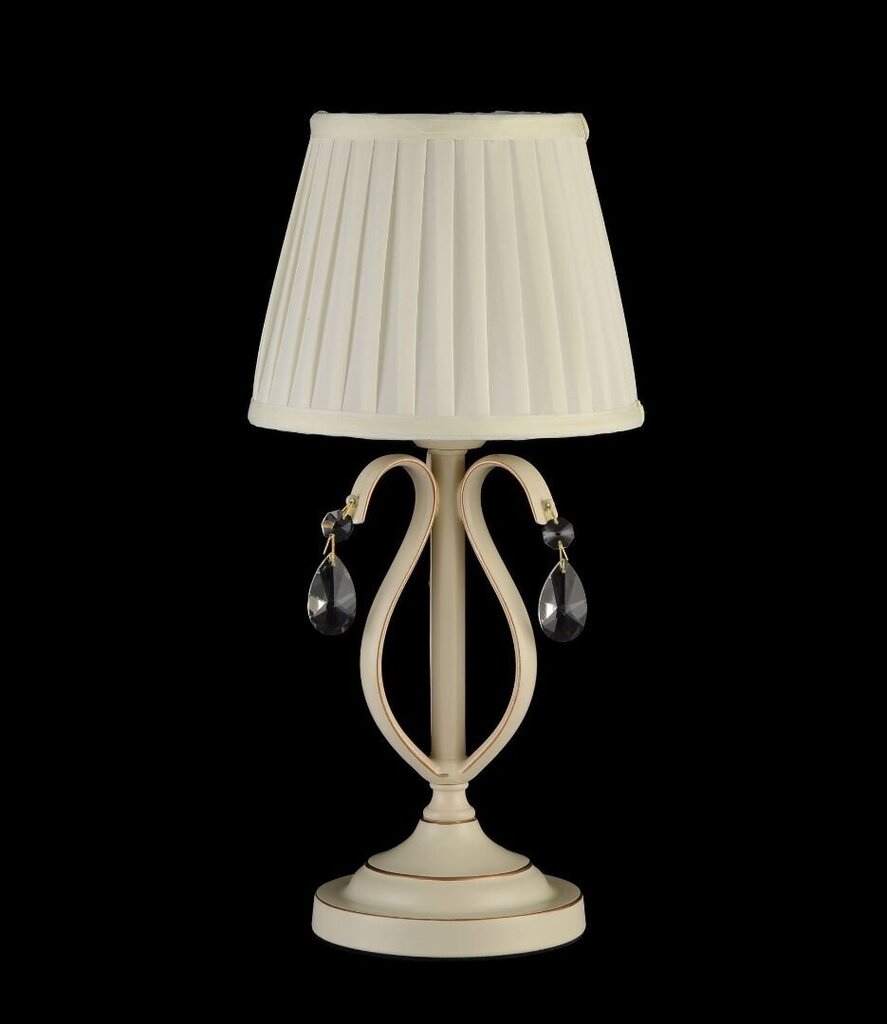 Galda lampa Classic Briona, bēša/zeltaina cena un informācija | Galda lampas | 220.lv