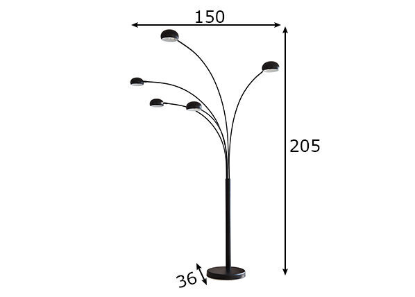 Stāvlampa cena un informācija | Stāvlampas | 220.lv