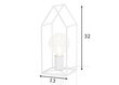 Globen Lighting galda lampa Home White цена и информация | Galda lampas | 220.lv