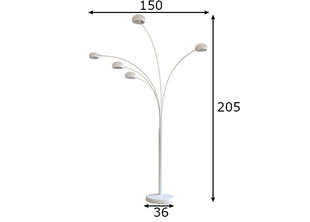 Grīdas lampa cena un informācija | Stāvlampas | 220.lv