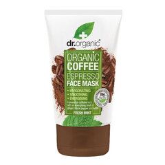 Kafijas sejas maska Dr. Organic Coffee Mint Face Mask, 125 ml cena un informācija | Dr. Organic Smaržas, kosmētika | 220.lv