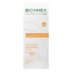 Солнцезащитный флюид для лица Bionnex Preventiva Dry Touch SPF 50+, 50 мл цена и информация | Кремы от загара | 220.lv