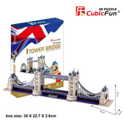 CubicFun 3D puzle Tower Bridge MC066h цена и информация | Пазлы | 220.lv