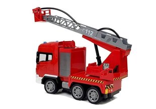 Attālināti vadāma ugunsdzēsēju mašīna ar ūdens pumpi 1:20 cena un informācija | Rotaļlietas zēniem | 220.lv