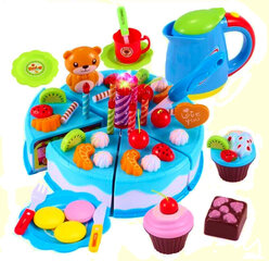 Детский торт, 80 шт, синий цена и информация | Развивающие игрушки | 220.lv