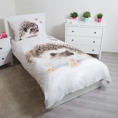 Gultas veļas komplekts Hedgehog 140 x 200 cm + spilvendrāna 70 x 90 cm cena un informācija | Bērnu gultas veļa | 220.lv