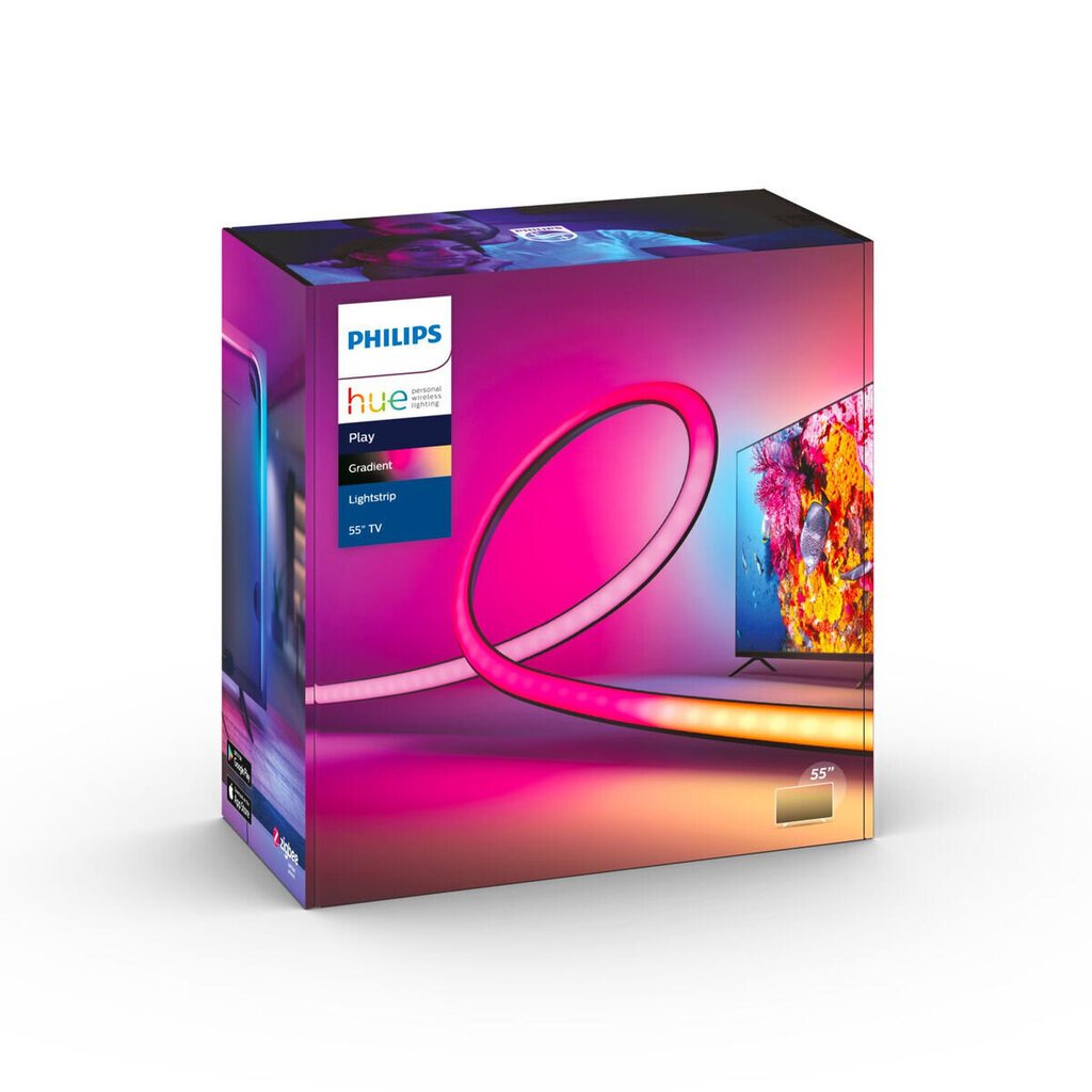 Philips Hue - Lightstrip Gradient Lightstrip (for TV) TV 55 EU Requires Hue Sync Box цена и информация | LED lentes | 220.lv