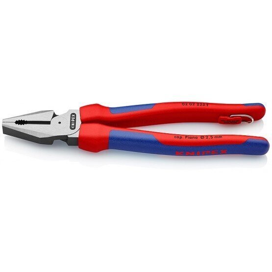 Knipex 0202225T universālās kanibles ar stiprinājuma cilpu, 225mm cena un informācija | Rokas instrumenti | 220.lv